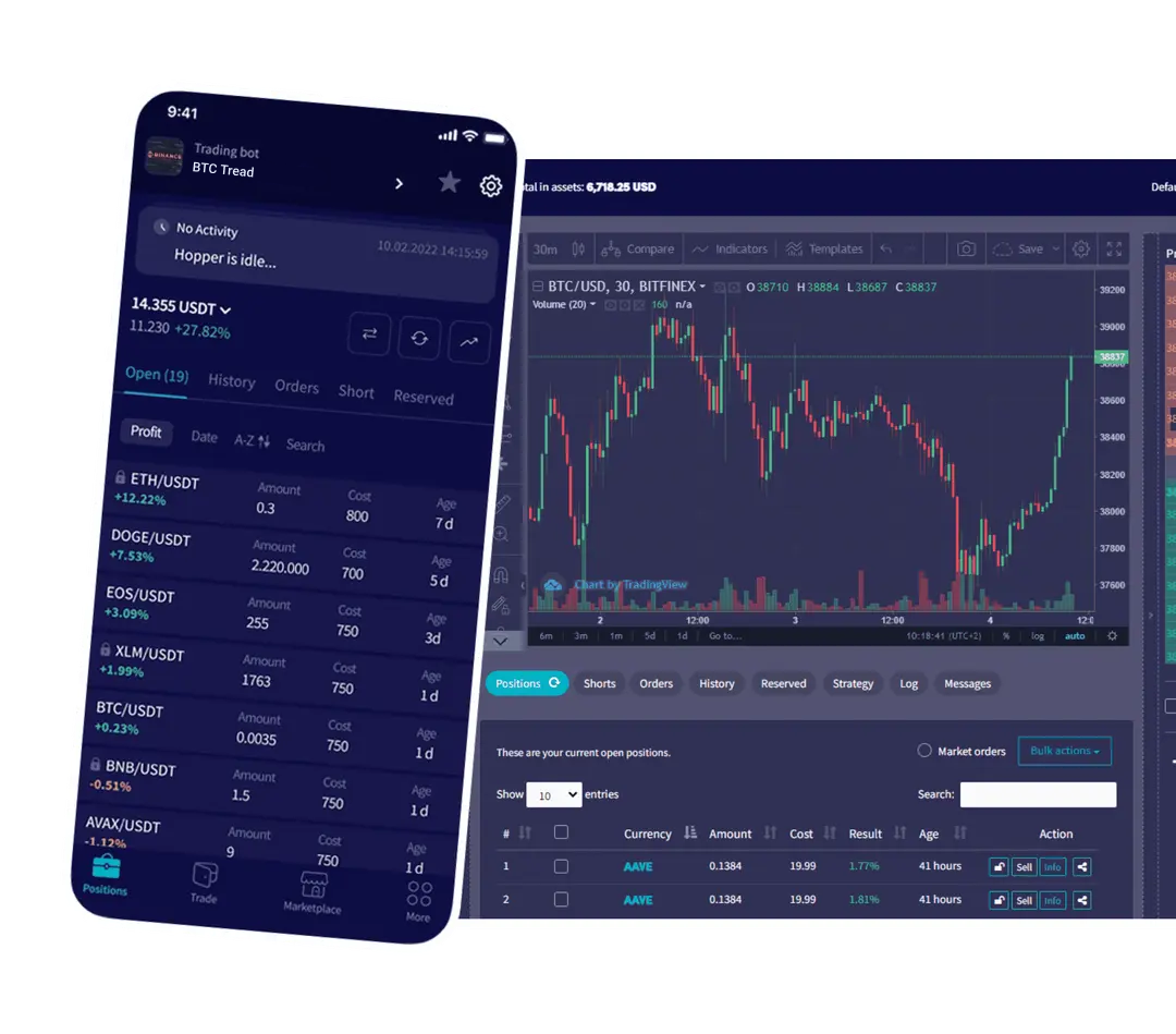 BTC Thread dashboard phone